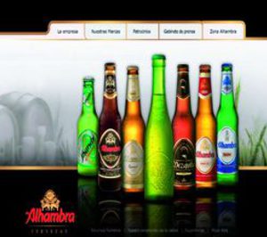 Cervezas Alhambra renueva su web