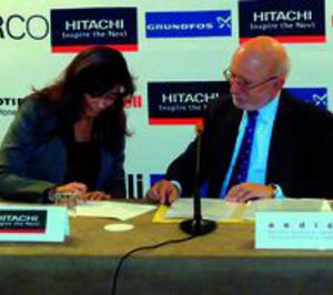 Hitachi firma un acuerdo con AEDICI para desarollar unas Jornadas Técnicas