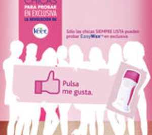 Reckitt Benkiser promociona Easy Wax de Veet en facebook