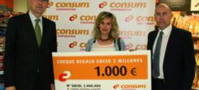 Consum alcanza los 2 M de socios