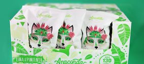 Anaconda Foods entra en snacks con sus palomitas saludables