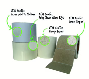 DTM Print reorganiza su línea de etiquetas ecológicas en la nueva familia DTM EcoTec