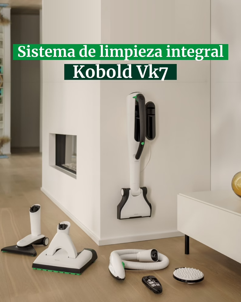 Kobold VK7: el aspirador sin cables que aspira, friega y hasta limpia el  colchón, de los fabricantes de Thermomix