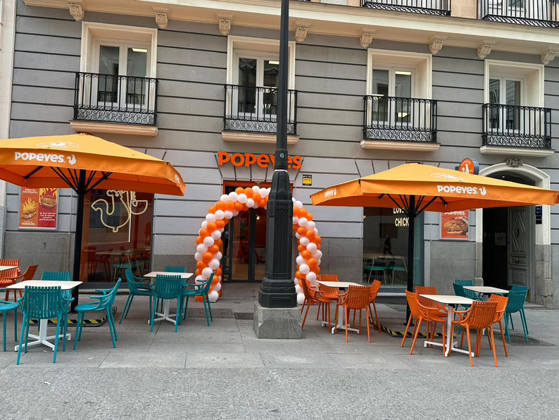 Popeyes abre junto a la Puerta del Sol de Madrid