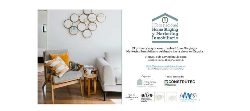 Construtec acogerá el I Foro Nacional de Home Staging y Marketing Inmobiliario