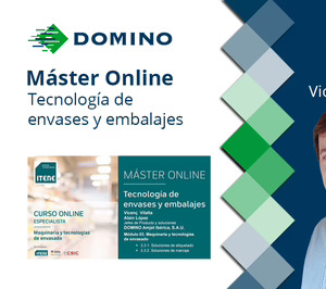 Domino ofrece una conferencia magistral en el próximo master Itene para profesionales del packaging