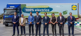 Lidl incorpora a su flota los primeros camiones eléctricos del sector de la distribución en Canarias