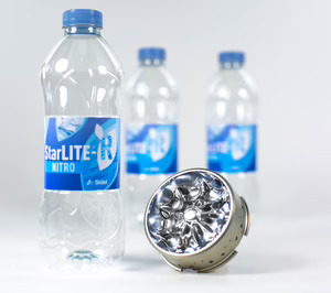 Sidel presenta una nueva base de botella, más resistente y compatible con rPET