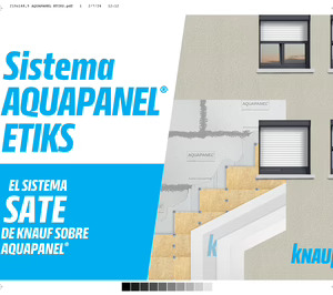 Knauf presenta su sistema de fachada Etiks sobre Aquapanel