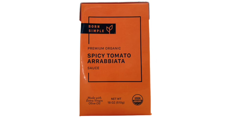 Born Simple Premium Organic Spicy Tomato Arrabbiata Sauce [6]