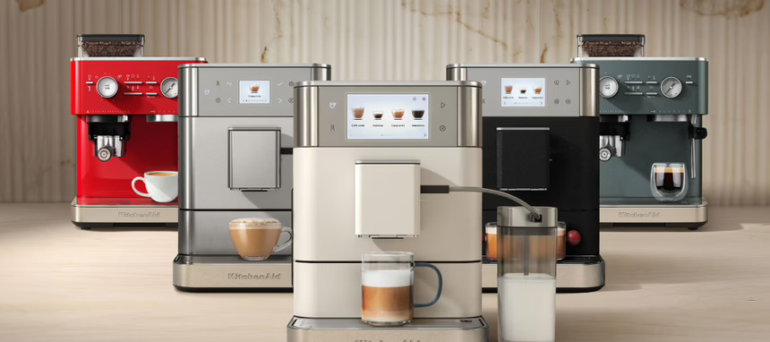 KitchenAid desvela su gama de cafeteras espresso