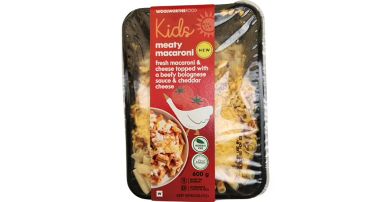 Woolworths Food Kids Meaty Macaroni (macarrones con queso y boloñesa de ternera) [7]