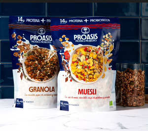 Proasis ensancha su catálogo con muesli y granolas