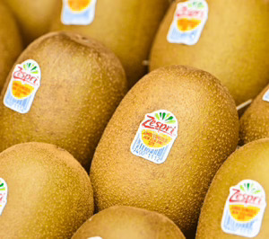 Sinclair desarrolla una etiqueta compostable en colaboración con Zespri