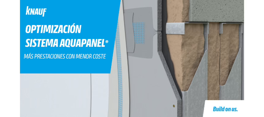 Knauf mejora su sistema de fachadas Aquapanel