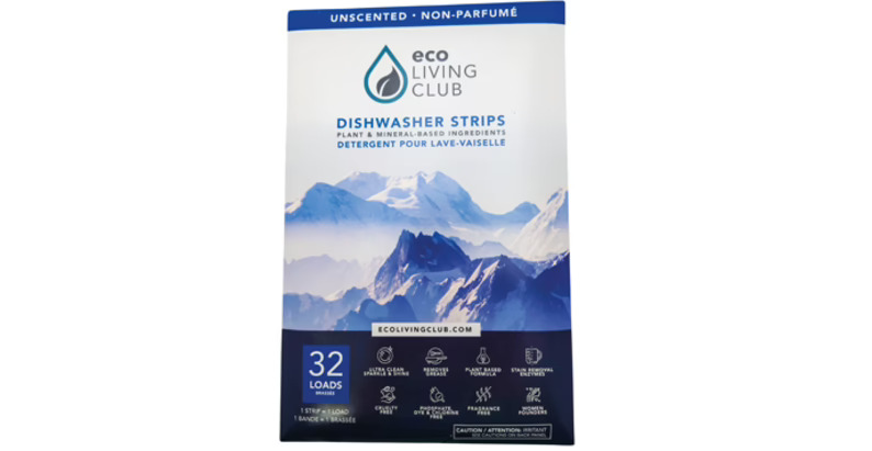 Eco Living Club Unscented Dishwasher Strips [5]