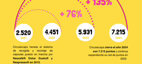 Circularcaps triplica los puntos de recogida de cápsulas de café en tres años