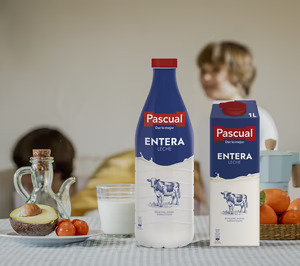 Leche Pascual simplifica su imagen para ser más reconocible en el lineal